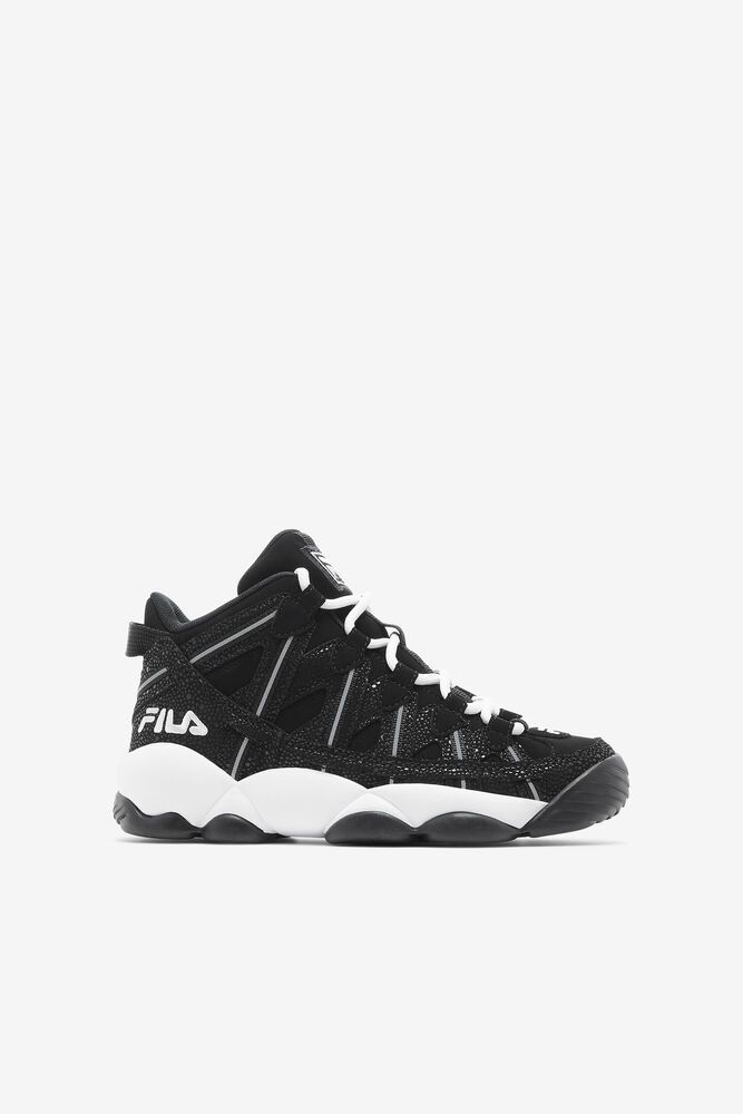 Fila Trainers Kids Black/White Stackhouse Spaghetti - Ireland 97413-XVBK